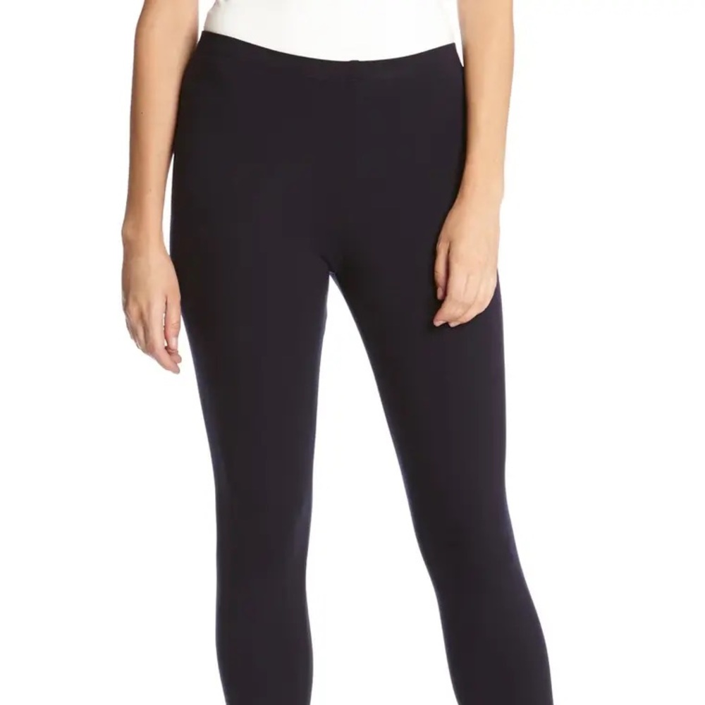 Karen Kane stretchy navy blue leggings sz XL